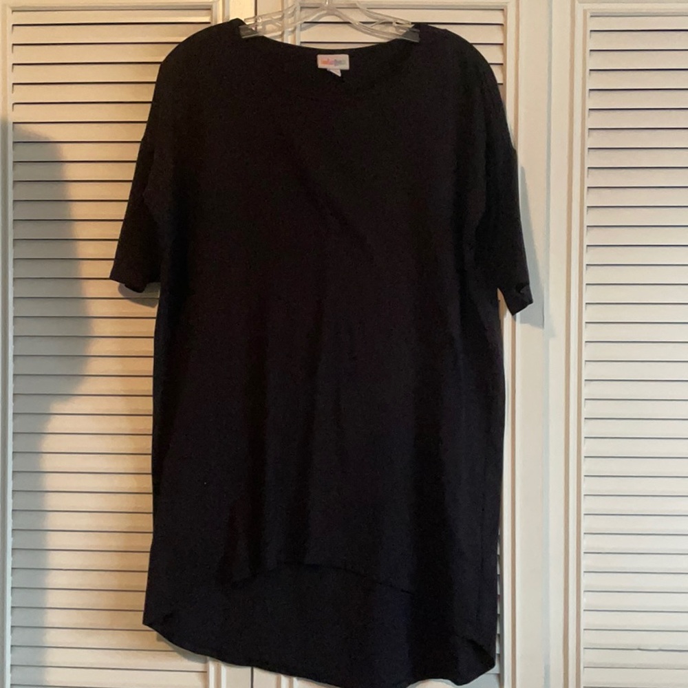 LuLaRoe Black Irma Tunic Top